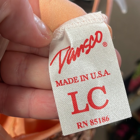 Dansco peach dance suit - Picture 2 of 5
